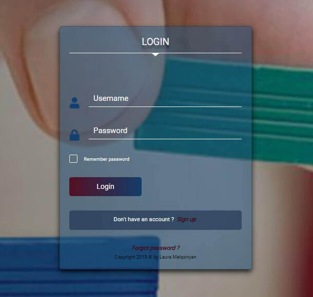 Form template